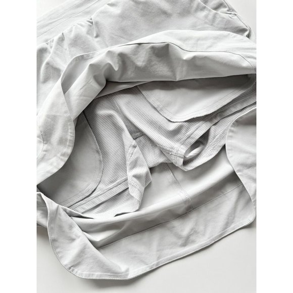 ATHLETA Stellar Fog Grey EuroLuxe Power Mesh Lined Golf Skort Shorts, Size S - Picture 6 of 16